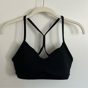 Fleo Reinette Black Sports Bra, size medium